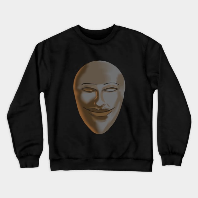 Modified smiling emoji Crewneck Sweatshirt by Musicartnlife